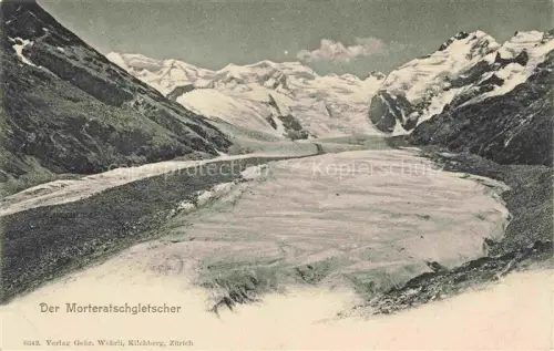 AK / Ansichtskarte Gletscher Ferner Glacier Glaciar Ghiacciaio-- Morteratschgletscher Schweiz