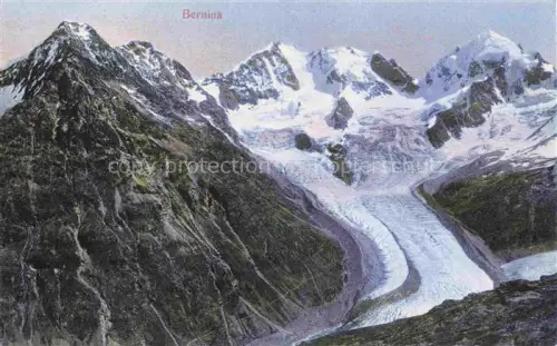 AK / Ansichtskarte Gletscher Ferner Glacier Glaciar Ghiacciaio-- Bernina 