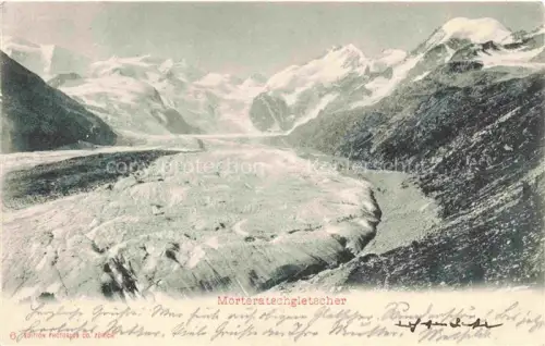 AK / Ansichtskarte Gletscher Ferner Glacier Glaciar Ghiacciaio-- Morteratschgletscher Schweiz