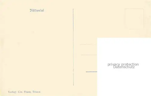 AK / Ansichtskarte Eisenbahn Railway Chemin de Fer Ferrovia-- Schwarzwald Hoellsteig Ravennaschluch 