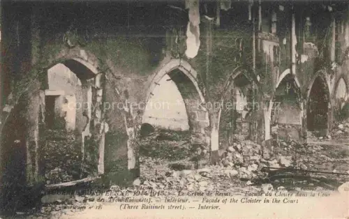 AK / Ansichtskarte REIMS 51 Marne Le Crime de Reims Facade Cloister Court