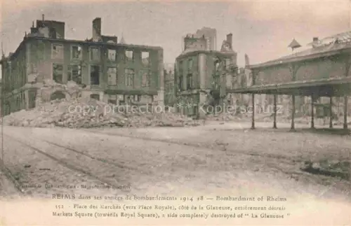 AK / Ansichtskarte REIMS 51 Marne Place des Marches