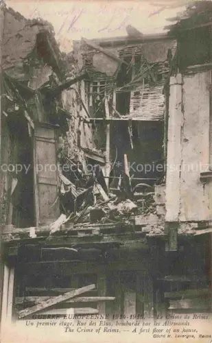 AK / Ansichtskarte REIMS 51 Marne Le Crime de Reims Rue des Elus