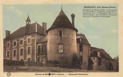 AK / Ansichtskarte Mondement-Montgivroux Epernay 51 Marne Chateau