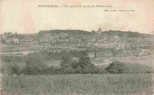 AK / Ansichtskarte Montmirail Epernay 51 Marne Vue generale prise de Montcoupot