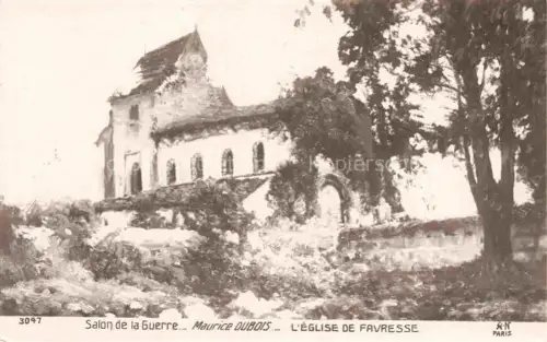 AK / Ansichtskarte Favresse Vitry-le-Francois 51 Marne A.N. Paris Nr. 3047 Salon de la Guerre Maurice Dubois