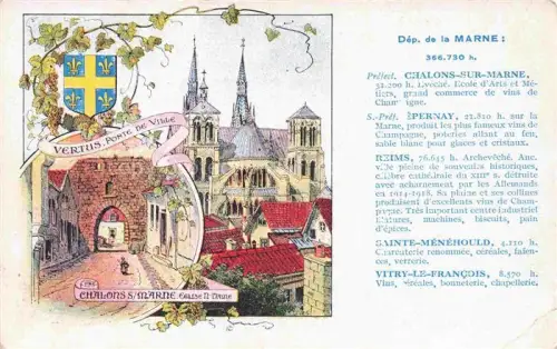 AK / Ansichtskarte Chalons-sur-Marne Chalons-en-Champagne 51 Marne Vertus Porte de Ville Pastilles Valda
