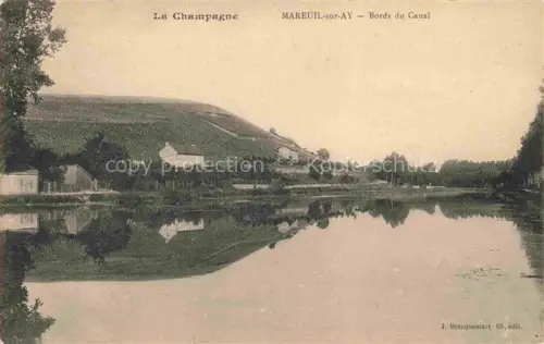 AK / Ansichtskarte Mareuil-sur-Ay Epernay 51 Marne Bords du Canal