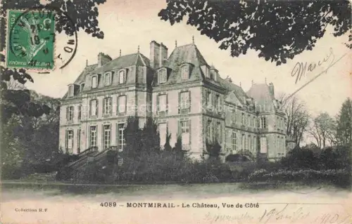 AK / Ansichtskarte Montmirail Epernay 51 Marne Le Chateau Vue de Cote