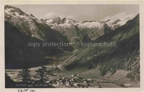 AK / Ansichtskarte Mallnitz Tauernbahn Kaernten AT Panorama Blick gegen die Hohen Tauern