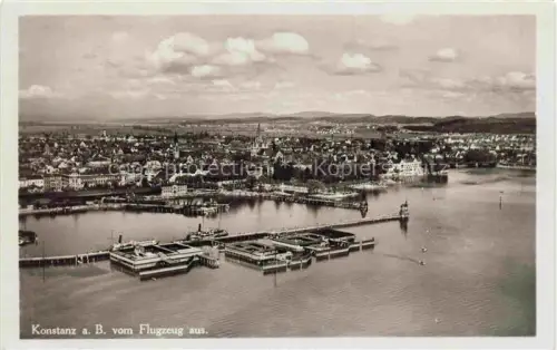 AK / Ansichtskarte KONSTANZ Bodensee BW Panorama Hafen Stempel Reichssportfeld
