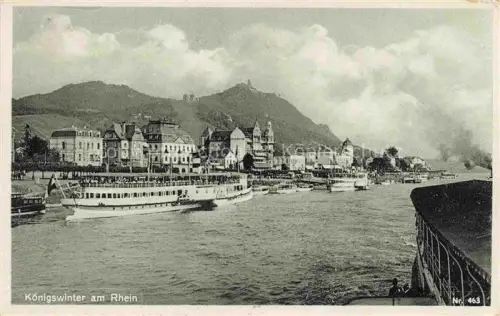 AK / Ansichtskarte Koenigswinter Rhein Rheinpartie