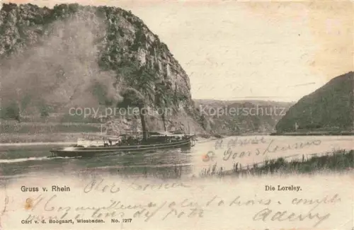 AK / Ansichtskarte St Goarshausen Rhein Die Loreley