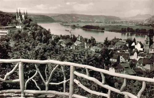 AK / Ansichtskarte REMAGEN Rheinland-Pfalz Hotel Waldburg Rheinpartie