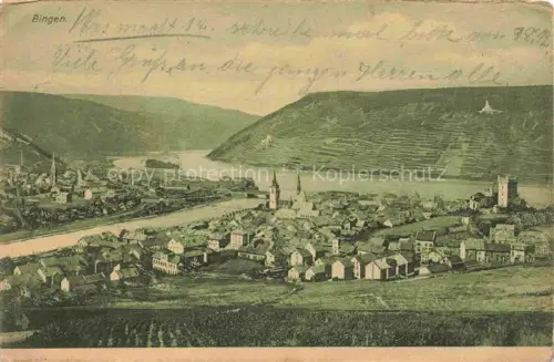 AK / Ansichtskarte Bingen Rhein Rheinland-Pfalz Panorama