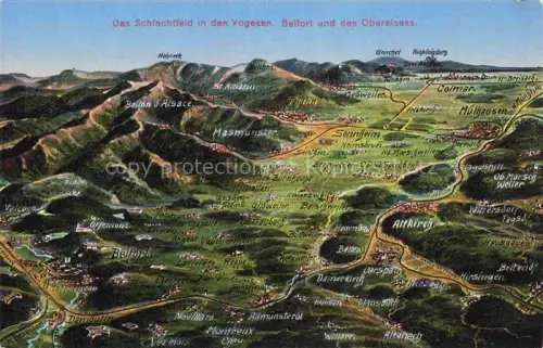 AK / Ansichtskarte Belfort 68 Haut-Rhin Schlachtfeld in den Vogesen im Oberelsass
