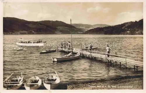 AK / Ansichtskarte TITISEE Schwarzwald BW Seepartie Anlegesteg