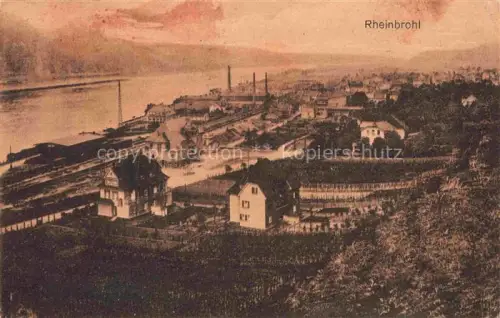AK / Ansichtskarte Rheinbrohl Neuwied Rheinland-Pfalz Panorama