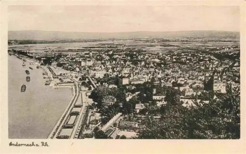 AK / Ansichtskarte Andernach Rhein Rheinland-Pfalz Fliegeraufnahme