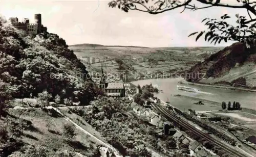 AK / Ansichtskarte Oberwesel Rhein Ruine Schoenburg