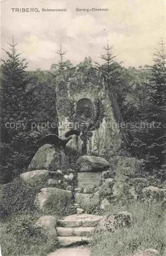 AK / Ansichtskarte Triberg Schwarzwald BW Gerwig Denkmal