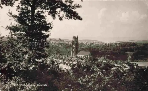 AK / Ansichtskarte FRIBOURG  FR Vue generale Poste militaire