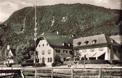 AK / Ansichtskarte Weissbach Bad Reichenhall Oberbayern Alpenhotel