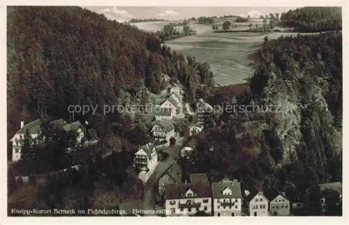 AK / Ansichtskarte Berneck  Bad Fichtelgebirge Bayern Heinersreuther Weg Panorama