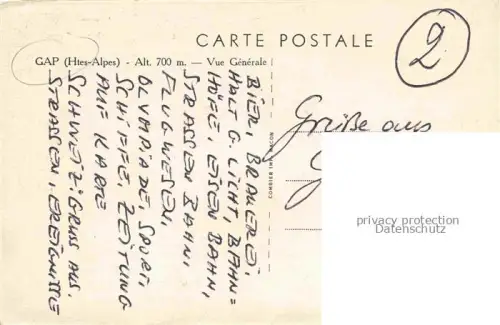 AK / Ansichtskarte Gap 05 Hautes-Alpes Vue generale