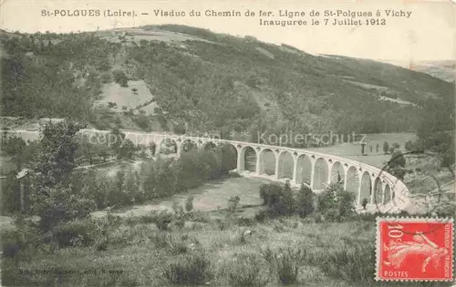 AK / Ansichtskarte St-Polgues ROANNE 42 Loire Viaduc du Chemin de fer Ligne de St Polgues a Vichy
