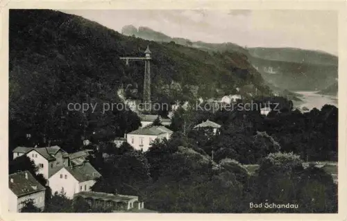 AK / Ansichtskarte Bad Schandau Saechsische Schweiz Sachsen Panorama