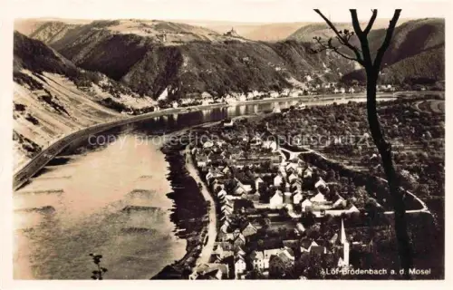 AK / Ansichtskarte Loef Brodenbach Moselpartie