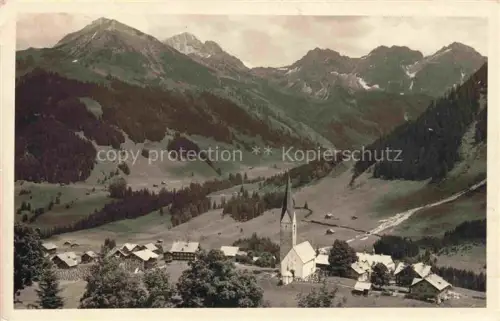 AK / Ansichtskarte MITTELBERG  Kleinwalsertal AT mit Schafalpkoepfen