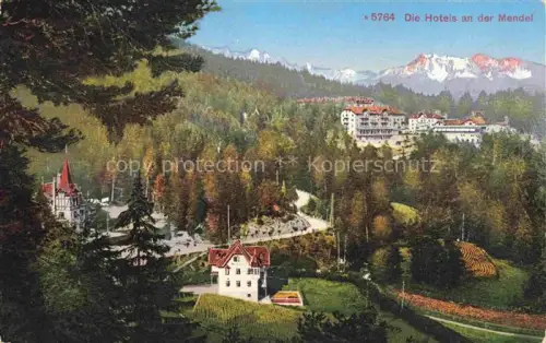 AK / Ansichtskarte Mendel Suedtirol IT Hotels an der Mendel