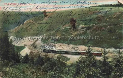 AK / Ansichtskarte Bahretal Baehretal Saechsische Schweiz-Osterzgebirge Sachsen Panorama mit Dampflok