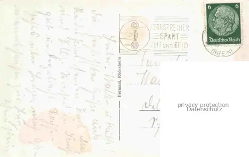 AK / Ansichtskarte RueDESHEIM am Rhein Hessen Rheinpromenade