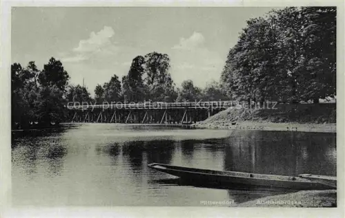AK / Ansichtskarte Plittersdorf Ahrweiler Altrheinbruecke