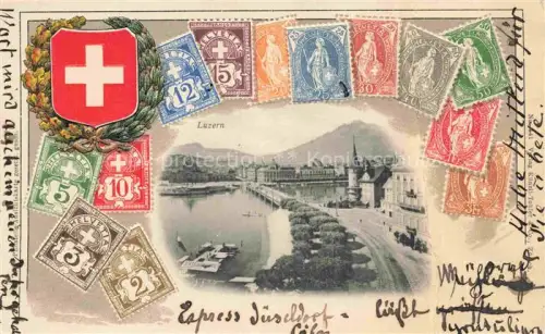 AK / Ansichtskarte LUZERN  LU Panorama