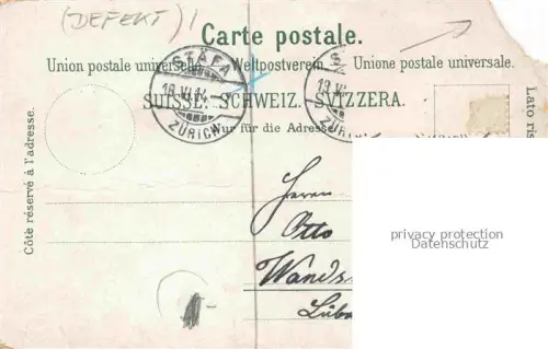 AK / Ansichtskarte Kreuz STaeFA Zuerichsee ZH Panorama Metzgerei Naef Fabrik Wernecke