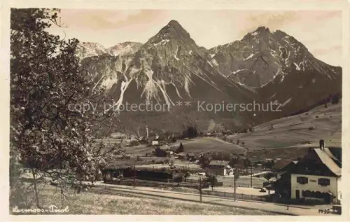 AK / Ansichtskarte Lermoos Tirol AT Sonnenspitze Biberwier Scharte Wampeter Schrofen
