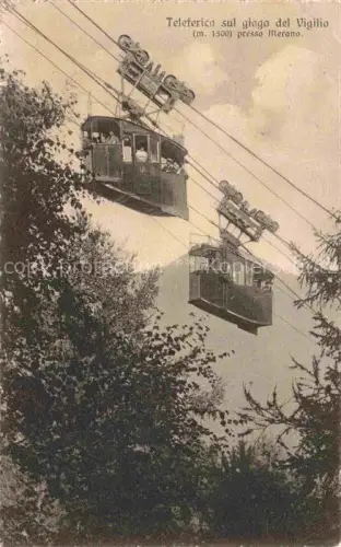 AK / Ansichtskarte SEILBAHN Cable-Car Telepherique Presso Merano 
