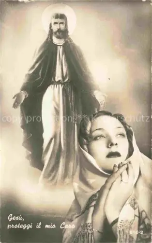 AK / Ansichtskarte Jesus Christus Christentum Frau