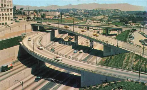 AK / Ansichtskarte LOS ANGELES California USA Harbor Freeway
