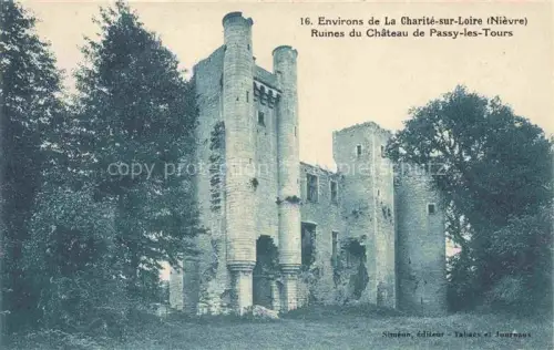 AK / Ansichtskarte Charite-sur-Loire La 58 Nievre Ruines Passy les Tours