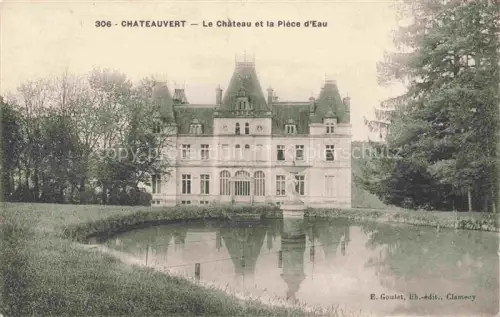 AK / Ansichtskarte Chateauvert Brignoles 83 Var Chateau et la Pieco d Eau