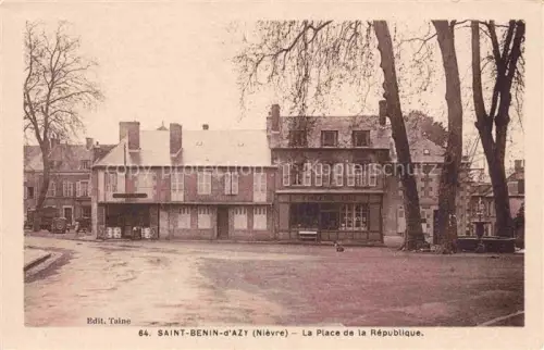 AK / Ansichtskarte Saint-Benin-d Azy NEVERS 58 Nievre La Place de la Republique