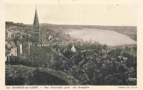 AK / Ansichtskarte Charite-sur-Loire La 58 Nievre Vue d ensemble prise des Remparts