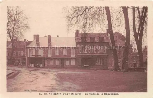 AK / Ansichtskarte Saint-Benin-d Azy NEVERS 58 Nievre La Place de la Republique