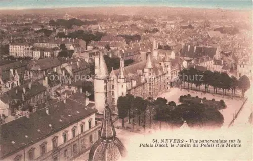 AK / Ansichtskarte NEVERS 58 Nievre Panorama Palais Ducal