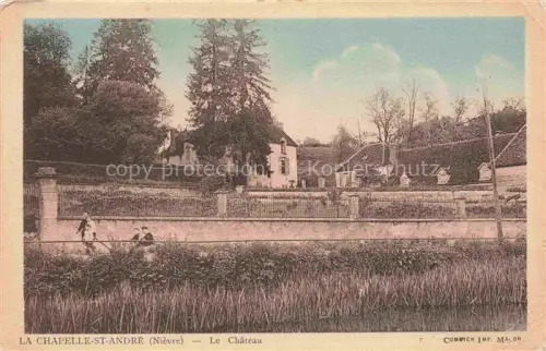 AK / Ansichtskarte La Chapelle-St-Andre Clamecy 58 Nievre La Chateau